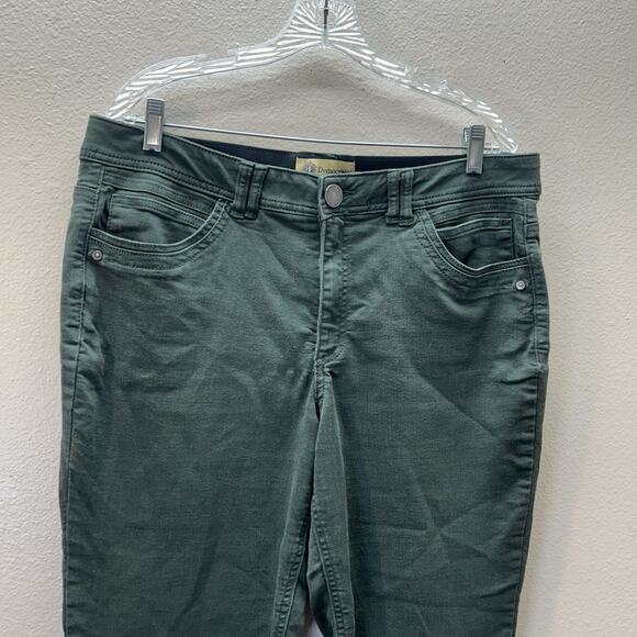 Democracy Pants Womens 16 Green Ab Technology Skinny Stretch Jeggings Jeans - Picture 2 of 6